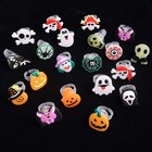 Halloween Light Up Rings 20pcs Halloween Party Favors For Kid Light Up Treat Glo
