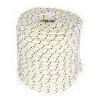 3 4     150   Arborist Tree Rope 24 Strand Braided Rope  white yellow black  44kn