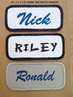 Custom Printed Patches Ur Company Logo Artwork Or Names Personalized Us Seller