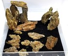 Aqualexs Aquarium Ohko Dragon Stone Rock Mixed Sizes Tiny Pieces 10 Lb