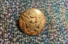 Vintage Post Wwii Brass Us Military Army Hat Pin Badge W  Eagle E Pluribus Unum