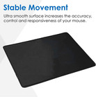 Black Square Mouse Pad Wrist Guard Silicone Office Hand Rest New Desk Mousepad