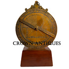 Vintage Brass Astrolabe Authentic Antique Astronomical Navigational Desk Device