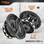 2x Prv 6mr500cf-ndy-4 Carbon Fiber 6 5  Midrange Bike Speakers 4   Waterproof