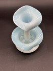 Vintage Light Blue   White Double Jack In The Pulpit Rare Find      6    Tall
