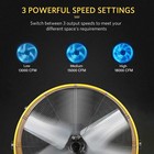 36 Inch Drum Fan 3-speed High Velocity Industrial Metal Floor Fan For Warehouses