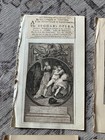 Lot Of 6 Printed British Theatre drama Ads 18th Century Penkethman Charke