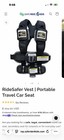 Ridesafer Portable Car Seat Vest Black Jd14001blg Travel Toddler Infant