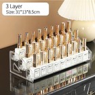 Acrylic Nail Polish Display Rack Cosmetic Organizer 3-7 Tier Options