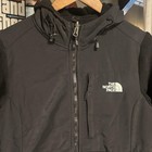 The North Face Women   s Black Hooded Full Zip Jacket Logo Size S s