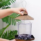 Outdoor Garden Yard Hanging Wild Bird Feeder With Squirrel Proof Panorama Hopper