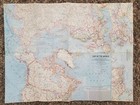 National Geographic Original Nov 1965 Map Of The Top Of The World