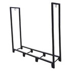 4ft Firewood Log Rack Outdoor Indoor Heavy Duty Fire Wood Holder 350lbs Capacity
