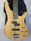 New Glarry Burlywood Gib Right Handed 4 String Electric Bass Guitar W  Soft Bag