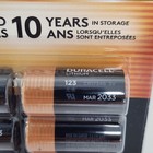 Duracell 123 Lithium 3v Batteries Dl123 Cr17345  6 Pack  Exp 2033