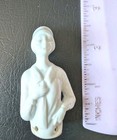Lot Of 5 Art Deco Half Dolls White Ceramic From Germany Mixed Media Art some Dam