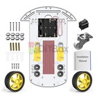 2wd Smart Robot Car Chassis Kit speed Encoder Battery Box 1 48 For Arduino