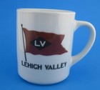 Lehigh Valley Railroad Coffee Mug Cup Flag Logo By Whistlestop Mugs Collector