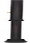 Replacement Rubber Cane Tips With Metal Washer For 3 4  In Black - Durable And S