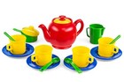 Tea Set Kidzlane Play 16 Durable Plastic Pieces Safe And Bpa Free For Children