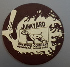 Craft Beer Coaster One Junkyard Brewing Co Moorhead Mn 4  1 1 2016 Mn-jun-2