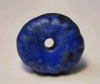 15 7mm Ancient Rare Faceted Lapis Lazuli Bead  afghanistan 