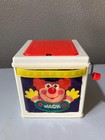 Mattel Jack In The Box Clown      1987 Music Pop Goes Weasel Works Vintage