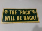 1969   1971 Vintage Green Bay Packers Football Stickers Unused