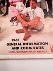 Vtg 1968 Hotel Corporation Of America Hotel Guide 8x9 Booklet Brochure