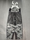Columbia Pfg Outdry Waterproof Fishing Bib Overalls Mens S Camo Gray Black