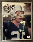 Fred Biletnikoff Signed 8x10 Photos X2 Framed Psa Raiders Hof Mvp Display