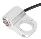 Marine 1  25mm Motorcycle  Alum Alloy Switch On off Headlight-fog Red Led-chrome