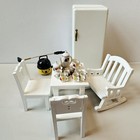 1 12 Scale Dollhouse Miniature Dining Room Furniture Set