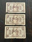 Lot 3 Us Mpc Military Payment Certificate One Dollar Notes Series 521  1950 s 