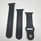 Apple Watch Series 38 42mm Black Silicone Band 