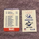 Pocket Schedule Nfl 1987-2012  Indianapolis Colts  Lot Of 7 Manning Harrison  
