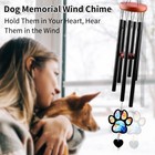 Pet Memorial Wind Chime     Dog Memorial Gifts For Loss Of Dog  Loss Of Pet Sym   