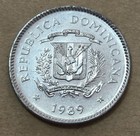 Dominican Republic          Ten  10  Centavos Coin 1989