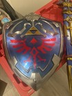 Legend Of Zelda Master Sword Replica Set W  Hylian Shield  Blue Scabbard