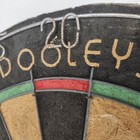 Vintage Bristle Dart Board Dooly s Special Board Cork Made In England 18  Nice 