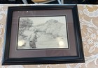 Pair Of Pencil Fly Fishing Prints Framed   1 Is Artist Signed 2001 15x12