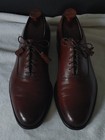 Vtg Aristocraft Johnston   Murphy 10 D   B Cap Toe Oxford Dark Brown Made In Usa