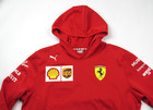 2019 Puma X Scuderia Ferrari Men s Sz L Red Team Tech Fleece Hoodie Pullover