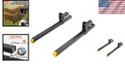Steel Clamp-on Pallet Forks 2000 Lb Tractor Bucket Loader Skid Steer