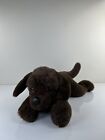 Fao Schwarz Stuffed Animal Realistic Plush Chocolate Labrador Lab Dog Puppy 17   