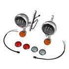 4 5  Auxiliary Fog Light Bracket Turn Signal Fit For Harley Electra Street Glide