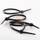 100 Pack 6 Inch Zip Ties Nylon Black 40 Lbs Uv Weather Resistant Wire Cable