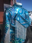Western Show Shirt  Pleasure  Rodeo  Leadline  Fringe  Girls Xs S M L Xl  New