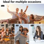 10ml Refillable Glass Perfume Atomizer  6 Pcs Travel Spray Bottle With Alumin   