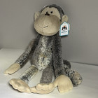 Nwt Jellycat Medium Mattie Monkey Brown Gray Stuffed Plush Retired New 6157